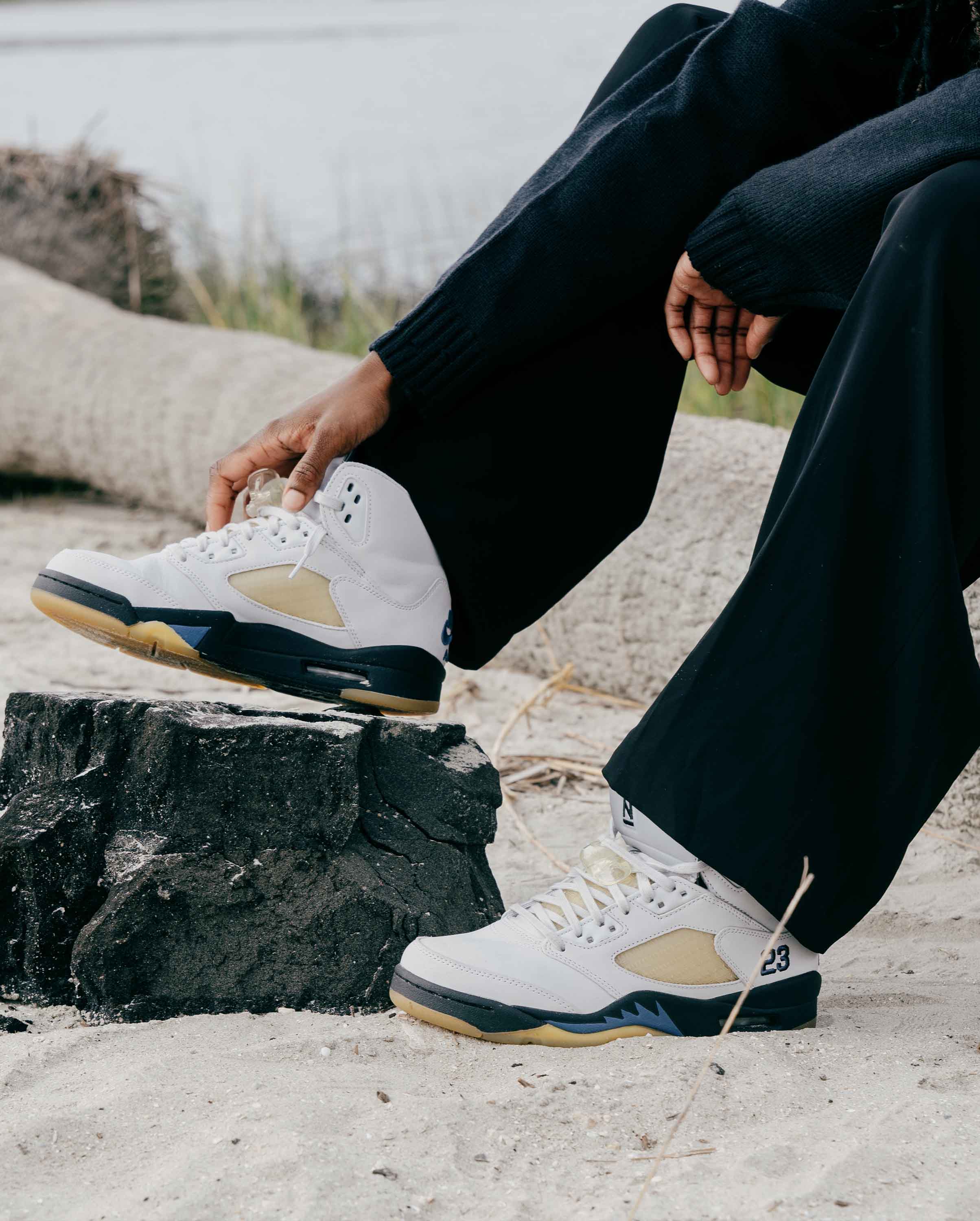 Elevating Elegance A Ma Maniére x Air Jordan 5 Dawn Collaboration M