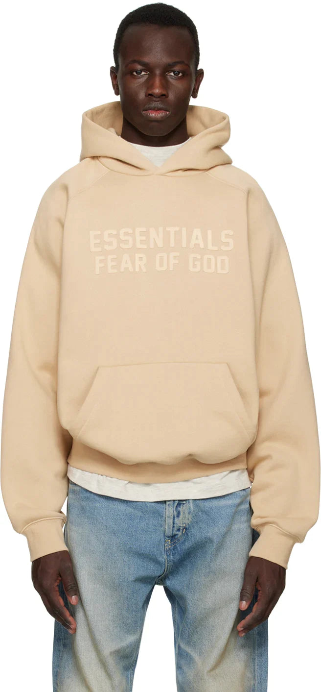 Essentials Feat Of God Sand Hoodie