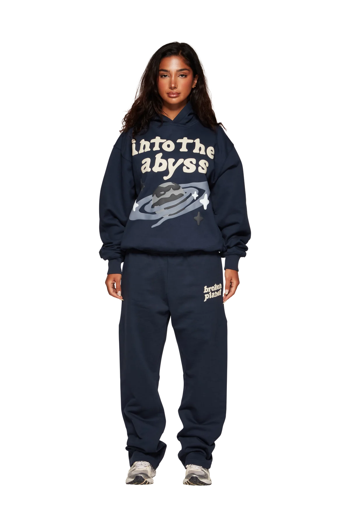 Broken Planet Into The Abyss Outer Space Blue tracksuit set