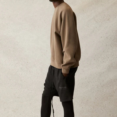 Fear of God Essentials Pull-Over Crewneck Taupe  SS21