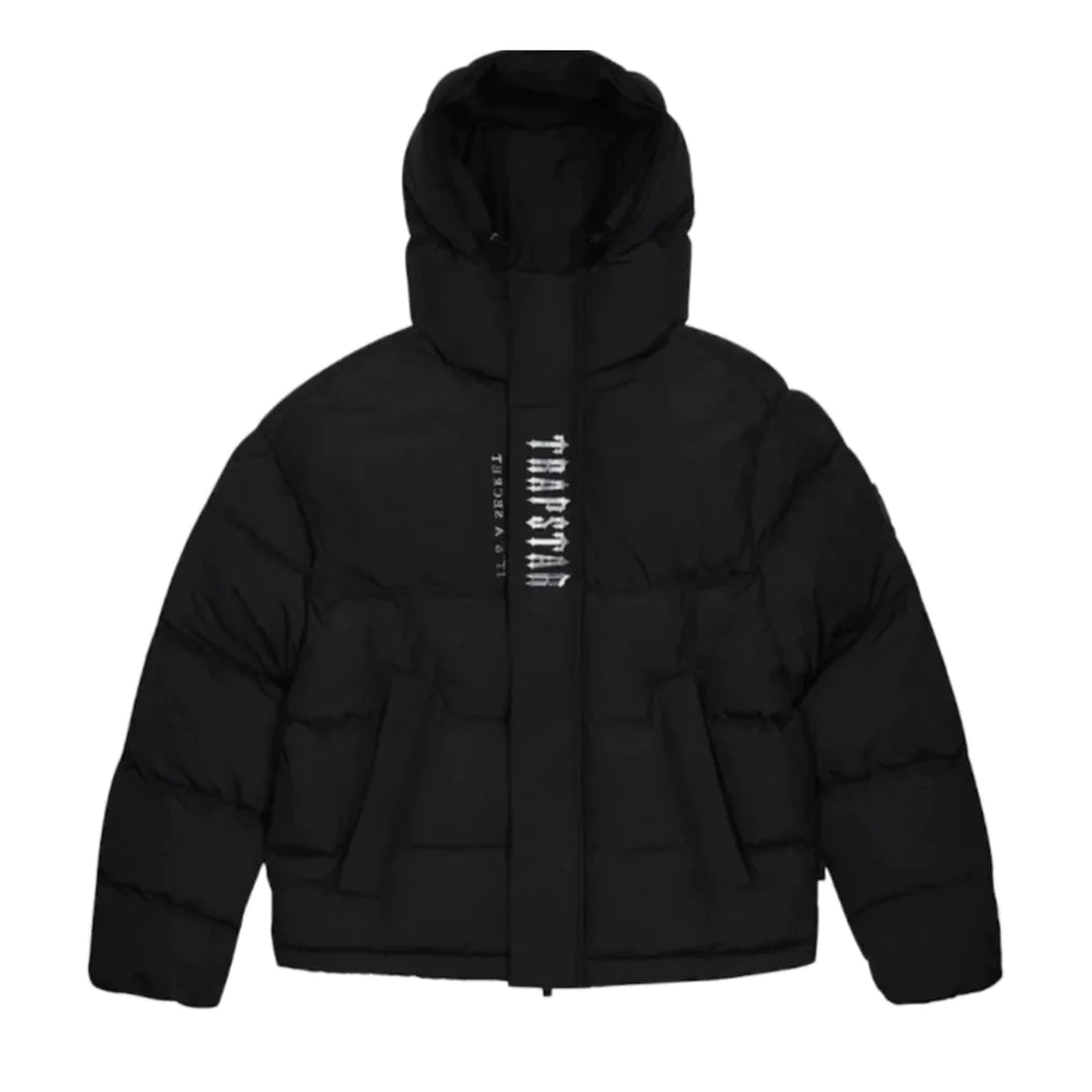 Trapstar Decoded 2.0 Hooded Puffer Jacket Black/Camo