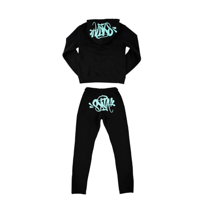 Syna OG Tracksuit - Black/Blue