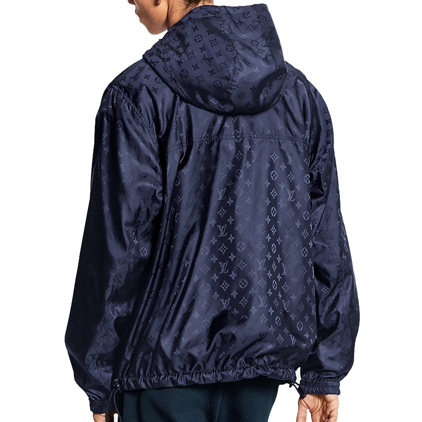 Louis Vuitton LV Monogram Reversible Navy Windbreaker Navy