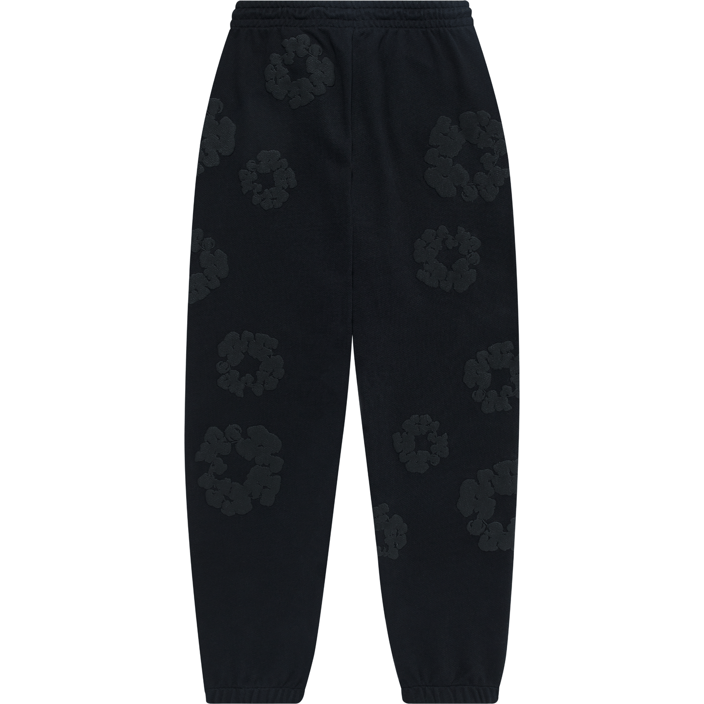 Denim Tears Cotton Wreath Sweatpants Black Monochrome