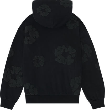 Denim Tears Cotton Wreath Hooded Sweatshirt Black Monochrome