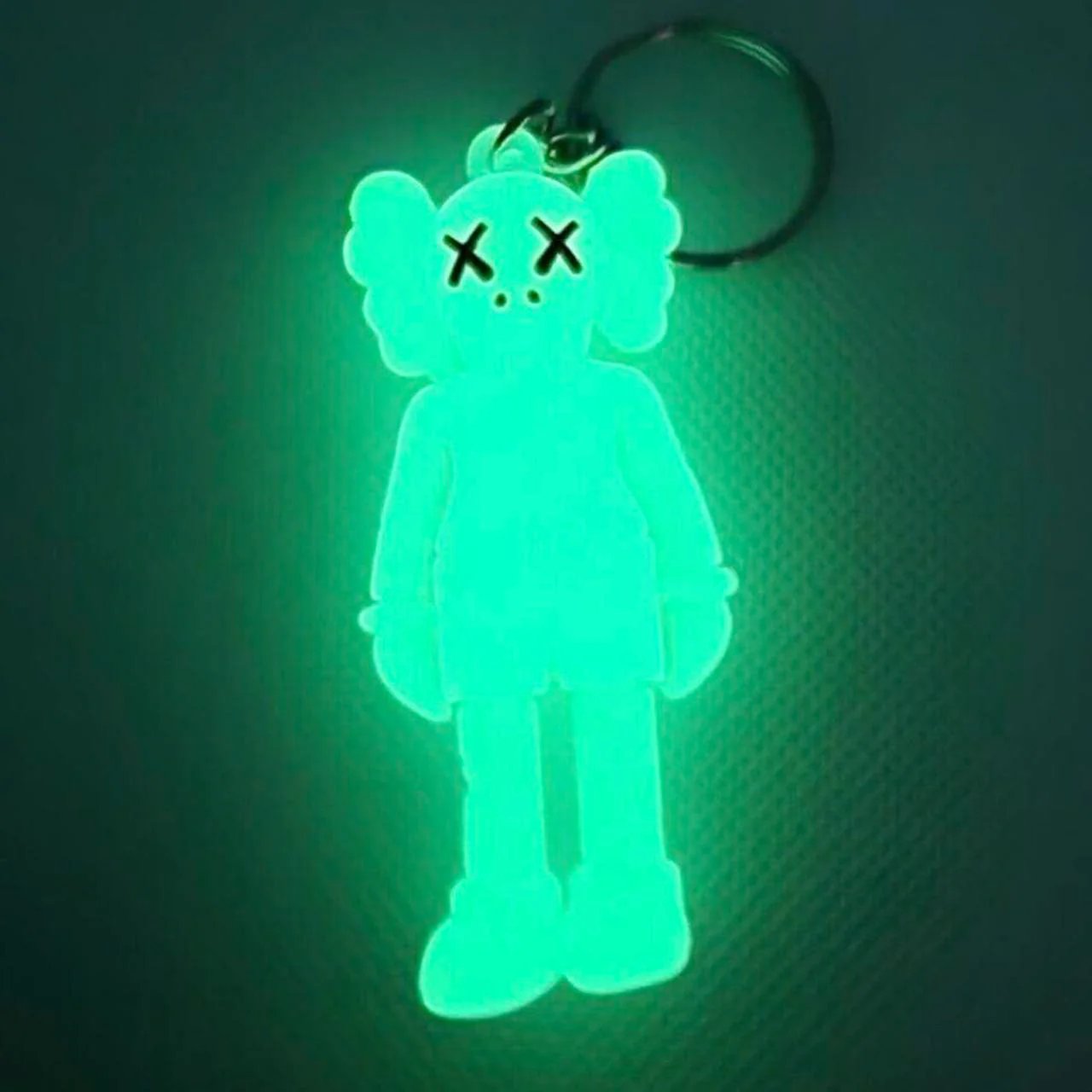 glow in the dark 
kaws 
keychain