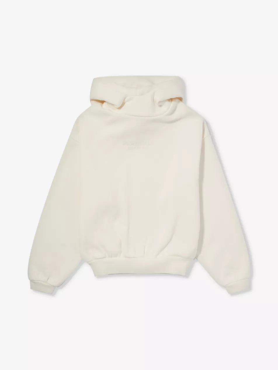 Fear Of God Essentials Kids Logo-Appliquéd Cotton-Blend Jersey Hoodie