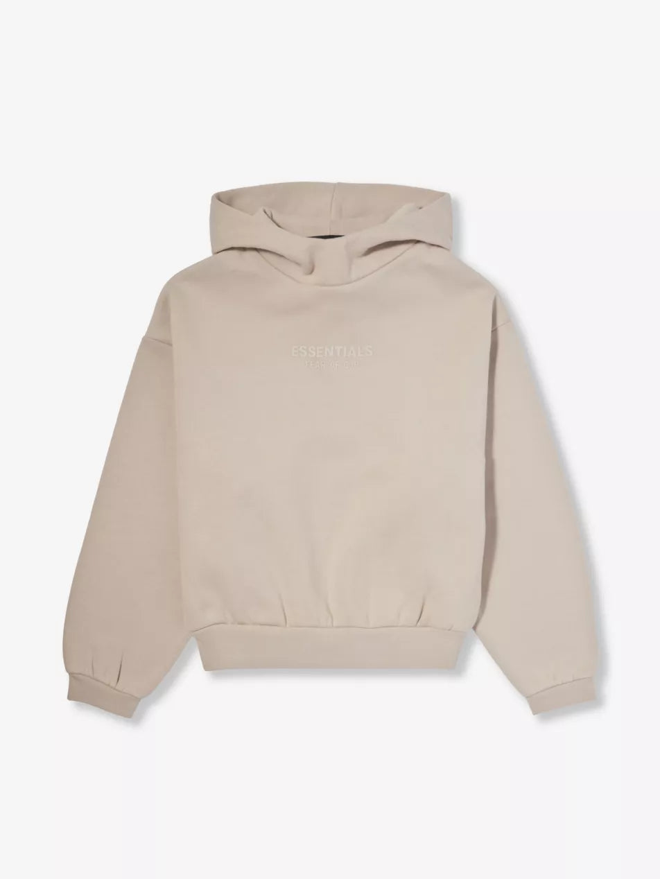 Fear Of God Essentials Kids Logo-Appliquéd Cotton-Blend Jersey Hoodie