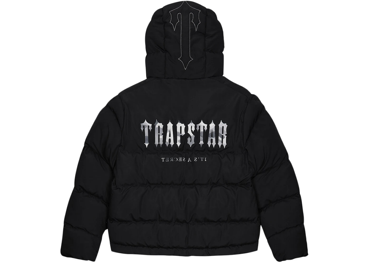 Trapstar Decoded 2.0 Hooded Puffer Jacket Black/Camo