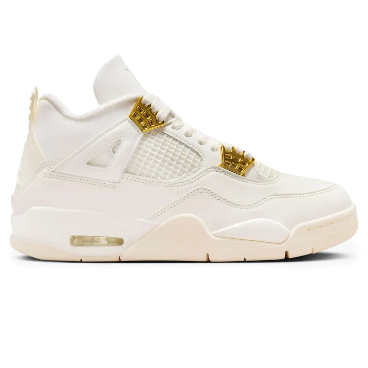 Air Jordan 4 Retro Sail Metallic Gold (W)