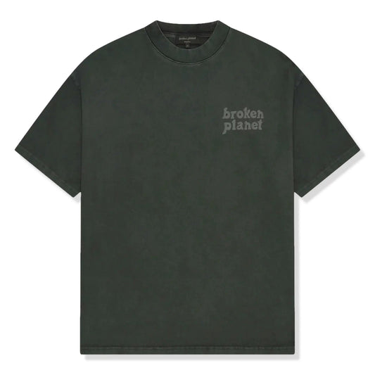 Broken Planet Basics Washed Soot Black T Shirt