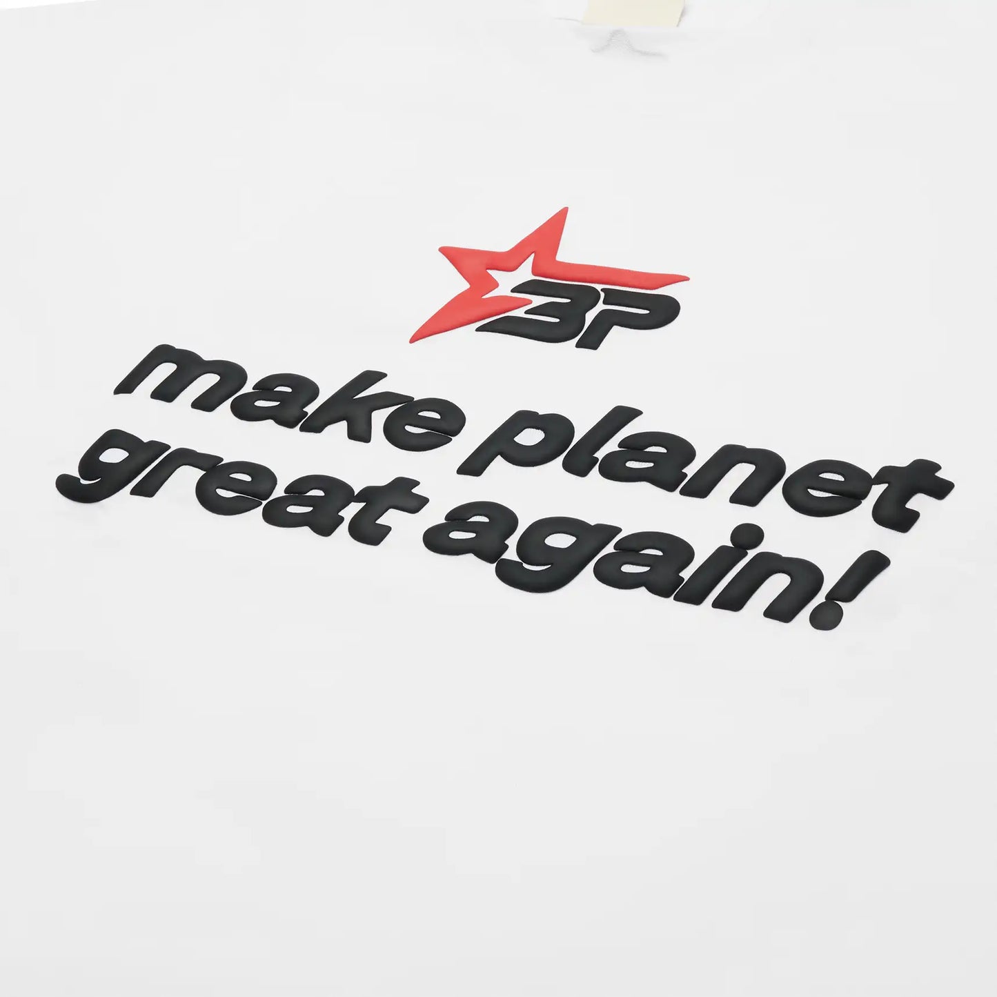 Broken Planet Make Planet Great Again White T Shirt