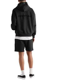 Fear of god Essentials  Black Limo hoodie