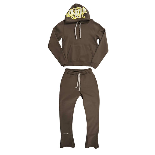 Syna World Logo Tracksuit Brown