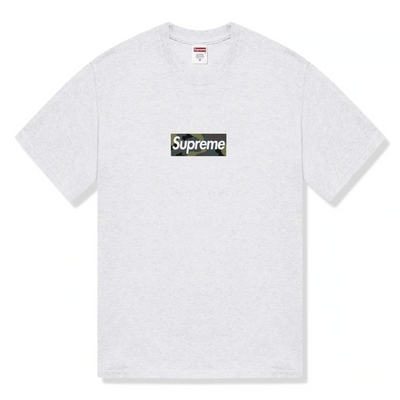 Supreme Camo Box Logo White T Shirt (FW23)