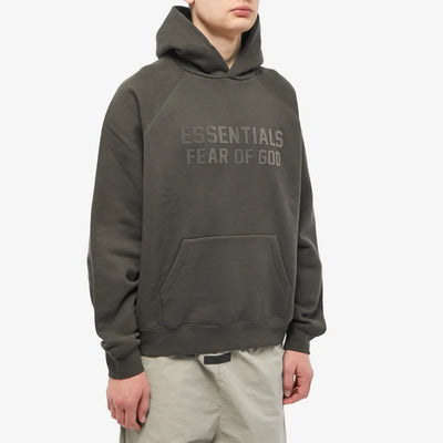 FEAR OF GOD ESSENTIALS HOODY OFF BLACK - M SNEAKERS