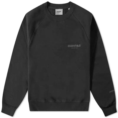 FEAR OF GOD ESSENTIALS CREWSWEAT BLACK (CORE) - M SNEAKERS