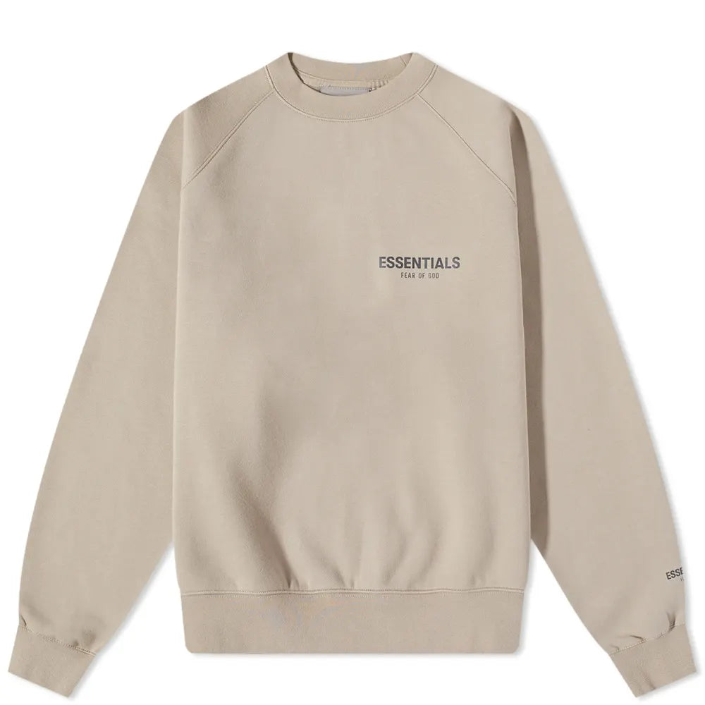 FEAR OF GOD ESSENTIALS CREWSWEAT TAN (CORE) - M SNEAKERS