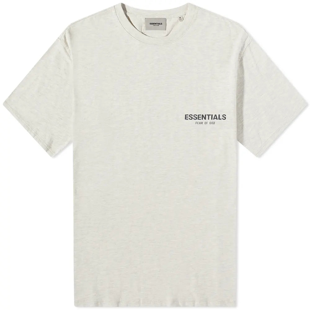 FEAR OF GOD ESSENTIALS TEE CORE LIGHT HEATHER OATMEAL - M SNEAKERS