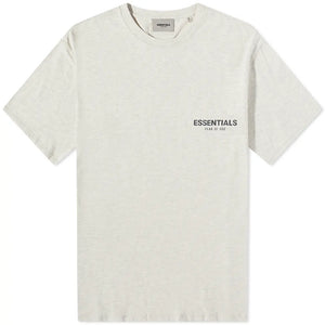 FEAR OF GOD ESSENTIALS TEE CORE LIGHT HEATHER OATMEAL - M SNEAKERS