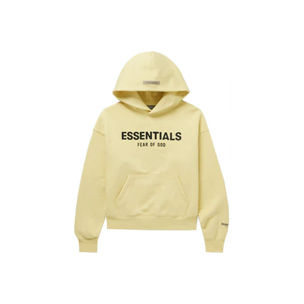 KIDS FEAR OF GOD ESSENTIALS HOODIE CREAM - M SNEAKERS