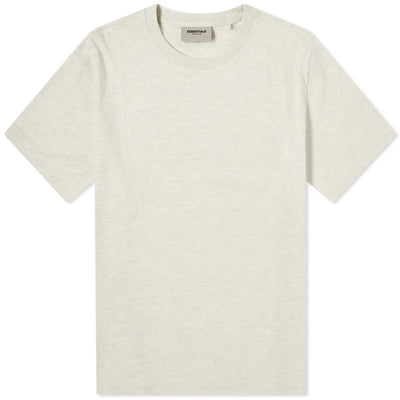 FEAR OF GOD ESSENTIALS LOGO TEE LIGHT HEATHER OATMEAL SS21 - M SNEAKERS