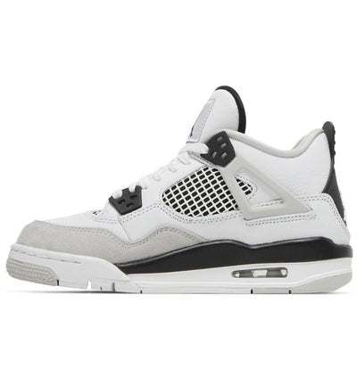 JORDAN 4 RETRO MILITARY BLACK (GS) - M SNEAKERS