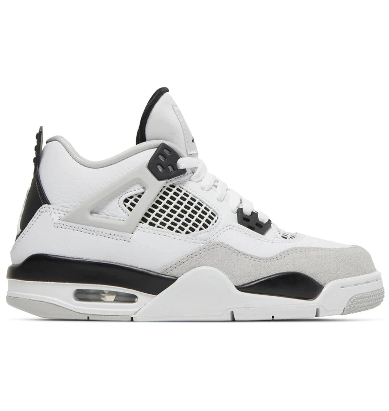 JORDAN 4 RETRO MILITARY BLACK (GS) - M SNEAKERS