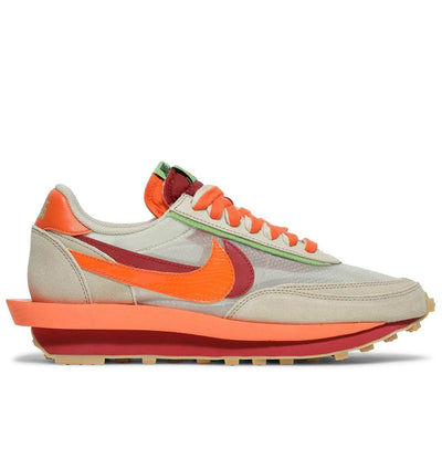 LD WAFFLE SACAI X CLOT 'KISS OF DEATH NET' ORANGE BLAZE - M SNEAKERS