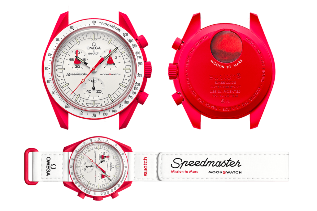 Swatch x Omega Bioceramic Moonswatch Mission to Mars | M SNEAKERS